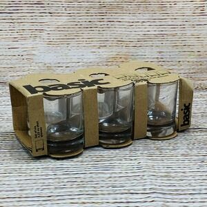 Basic Home Essentials Shot Glasses Set of 6 Clear Glass 2.25 oz 🆕 New